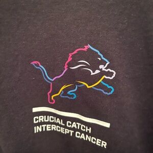 Nike NFL Detroit Lions Dri-FIT T-Shirt - Crucial Catch Intercept Cancer